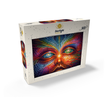 Psychedelic Visionary Face 500 Jigsaw Puzzle box view2