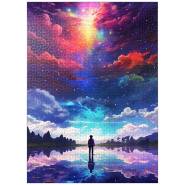 puzzleplate Cosmic Reflection 1000 Jigsaw Puzzle