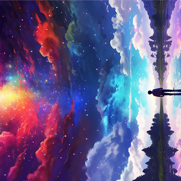 Cosmic Reflection 1000 Jigsaw Puzzle 3D Modell