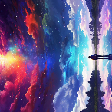 Cosmic Reflection 100 Jigsaw Puzzle 3D Modell