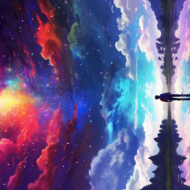 Cosmic Reflection 500 Jigsaw Puzzle 3D Modell