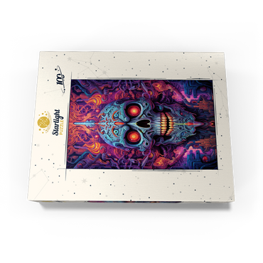 Cybernetic Skull 100 Jigsaw Puzzle box view3