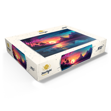 Tropical Sunset Reflection 1000 Jigsaw Puzzle box view1