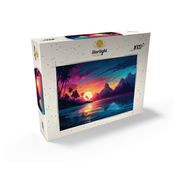 Tropical Sunset Reflection 1000 Jigsaw Puzzle box view2