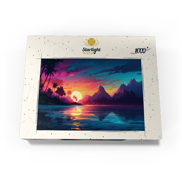 Tropical Sunset Reflection 1000 Jigsaw Puzzle box view3