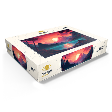 Majestic Tropical Sunset 1000 Jigsaw Puzzle box view1