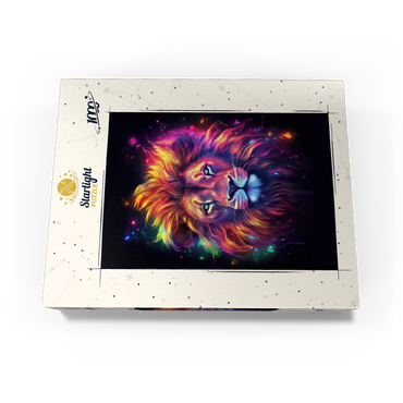 Vibrant Cosmic Lion 1000 Jigsaw Puzzle box view3