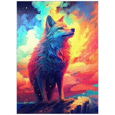 puzzleplate Ethereal Wolf 1000 Jigsaw Puzzle