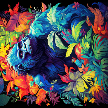 Majestic Gorilla 100 Jigsaw Puzzle 3D Modell