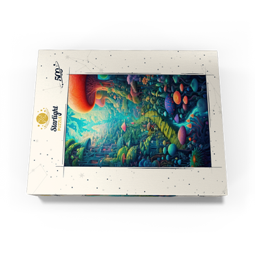 Enchanted Mushroom Forest 500 Jigsaw Puzzle box view3