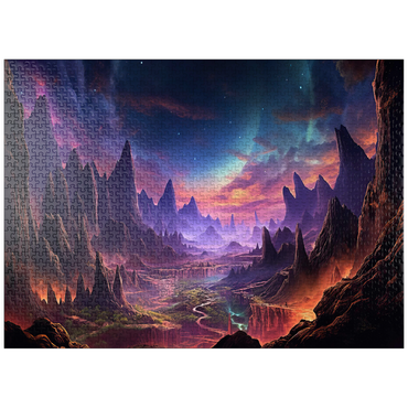 puzzleplate Alien Landscape 1000 Jigsaw Puzzle