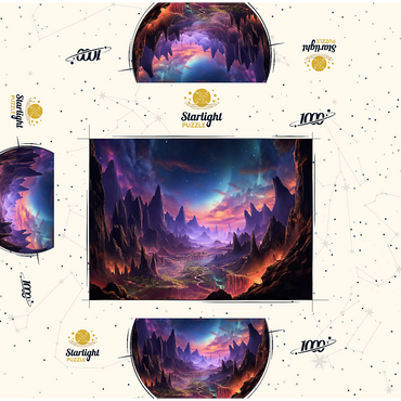 Alien Landscape 1000 Jigsaw Puzzle box 3D Modell