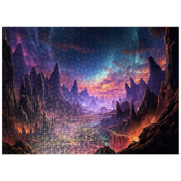 puzzleplate Alien Landscape 500 Jigsaw Puzzle