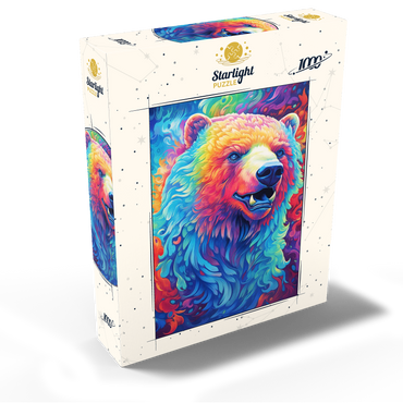Vibrant Grizzly Bear 1000 Jigsaw Puzzle box view2