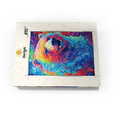 Vibrant Grizzly Bear 1000 Jigsaw Puzzle box view3