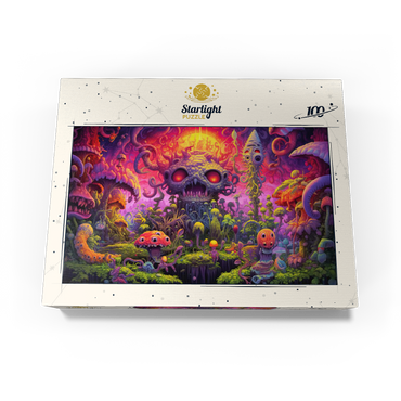 Surreal Fantasy Mushroom World 100 Jigsaw Puzzle box view3