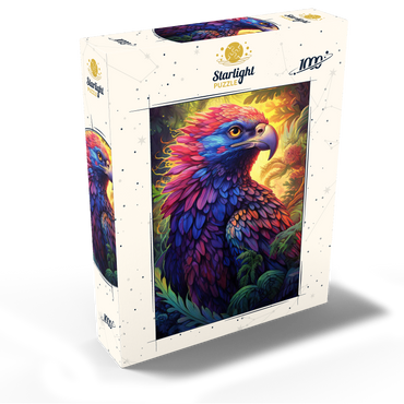 Vibrant Fantasy Eagle with Multicolored Feathers 1000 Jigsaw Puzzle box view2