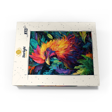Vibrant Rooster with Tropical Foliage 1000 Jigsaw Puzzle box view3