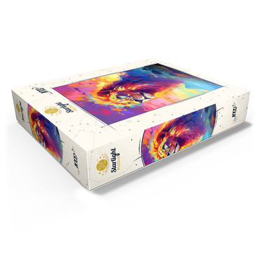 Majestic Lion with Vibrant Sky 1000 Jigsaw Puzzle box view1