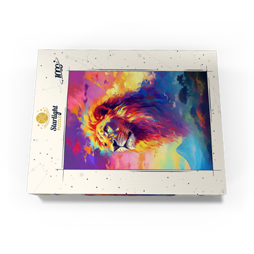 Majestic Lion with Vibrant Sky 1000 Jigsaw Puzzle box view3