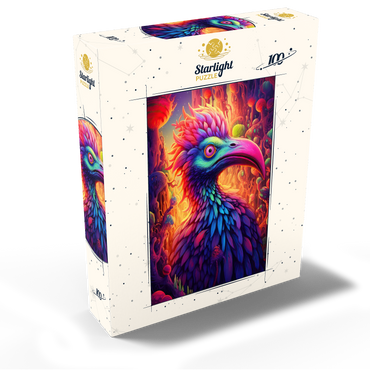 Exotic Bird in a Fantasy World 100 Jigsaw Puzzle box view2