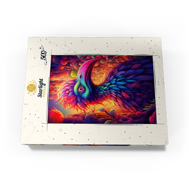 Exotic Bird in a Fantasy World 500 Jigsaw Puzzle box view3