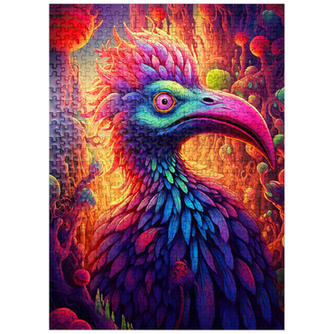 puzzleplate Exotic Bird in a Fantasy World 500 Jigsaw Puzzle