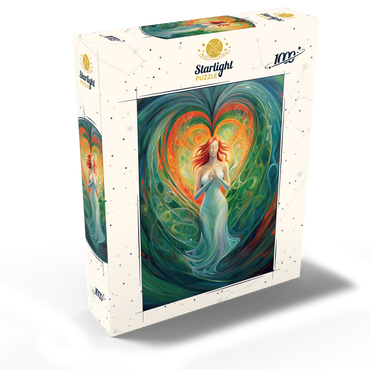 Ethereal Goddess of Love and Nature in Spiritual Art 1000 Jigsaw Puzzle box view2