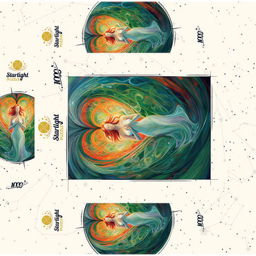 Ethereal Goddess of Love and Nature in Spiritual Art 1000 Jigsaw Puzzle box 3D Modell