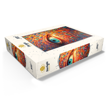 Surreal Eye with Vivid Feather-Like Patterns 1000 Jigsaw Puzzle box view1