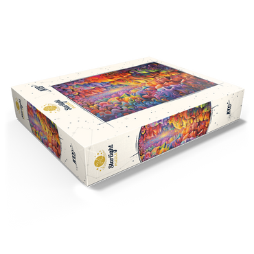 Surreal Faces in Vivid Abstract Flow 1000 Jigsaw Puzzle box view1