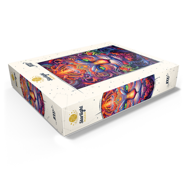 Mystical Psychedelic Cat 1000 Jigsaw Puzzle box view1