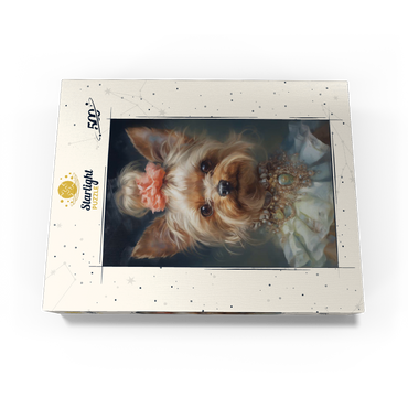 Elegant Victorian Yorkshire Terrier 500 Jigsaw Puzzle box view3