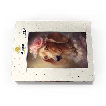 Regal Victorian Dachshund Portrait 100 Jigsaw Puzzle box view3