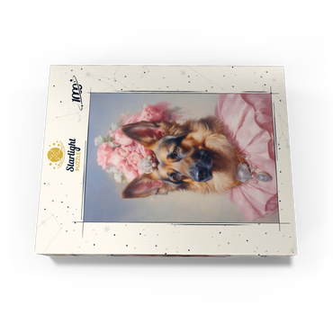 Regal Victorian German Shepherd Portrait 1000 Jigsaw Puzzle box view3