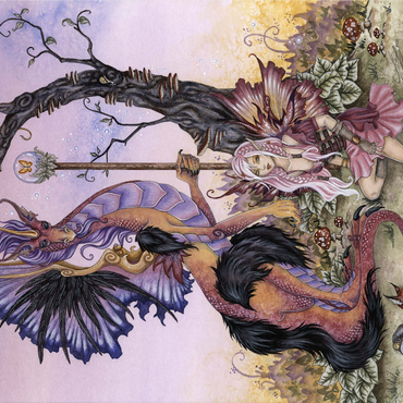 Gathering At Dawn 1000 Jigsaw Puzzle 3D Modell