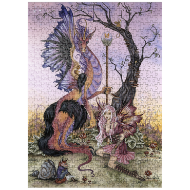 puzzleplate Gathering At Dawn 500 Jigsaw Puzzle