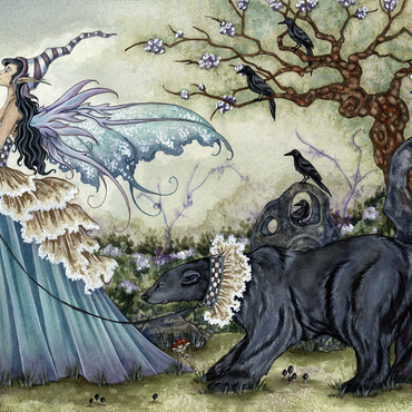 Frillicent And The bear 1000 Jigsaw Puzzle 3D Modell