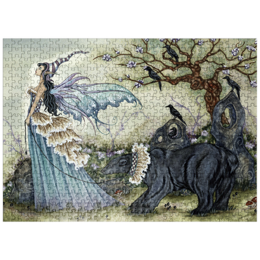 puzzleplate Frillicent And The bear 500 Jigsaw Puzzle