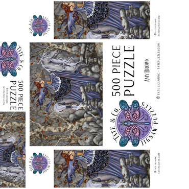 Enchanted Journey 500 Jigsaw Puzzle box 3D Modell