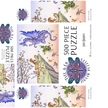 Once Upon A Time 500 Jigsaw Puzzle box 3D Modell