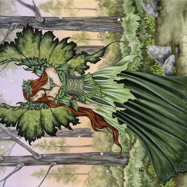 Lady Of The Forest 1000 Jigsaw Puzzle 3D Modell