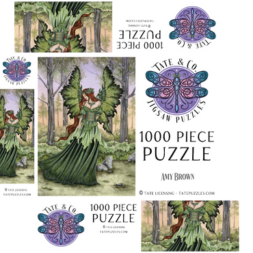 Lady Of The Forest 1000 Jigsaw Puzzle box 3D Modell