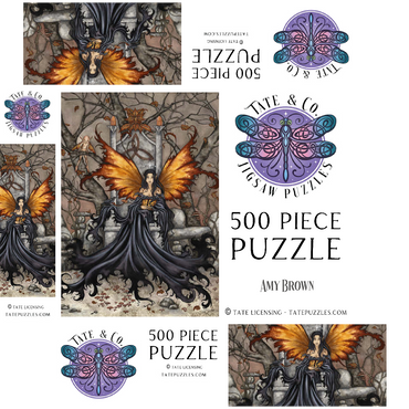 Queen Mab 500 Jigsaw Puzzle box 3D Modell