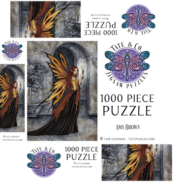 Silent Halls 1000 Jigsaw Puzzle box 3D Modell