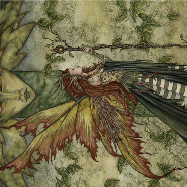 The Green Woman 1000 Jigsaw Puzzle 3D Modell