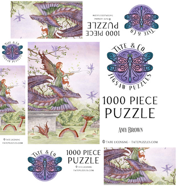 Lake Spell 1000 Jigsaw Puzzle box 3D Modell