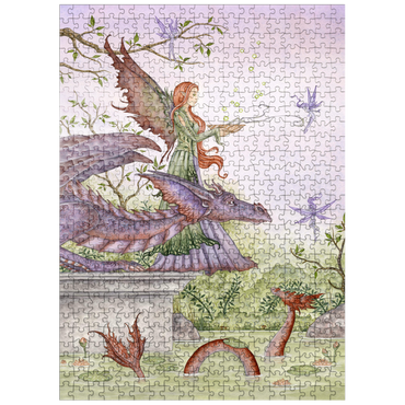 puzzleplate Lake Spell 500 Jigsaw Puzzle