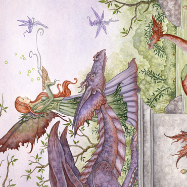 Lake Spell 500 Jigsaw Puzzle 3D Modell