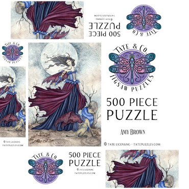 The Moon Is Calling 500 Jigsaw Puzzle box 3D Modell